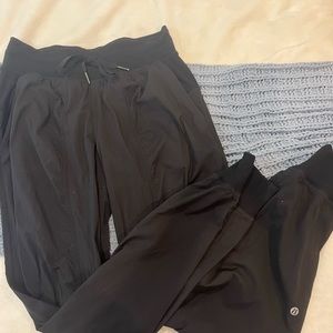 Lulu lemon Dance studio joggers in black. Perfect condition. Size 4